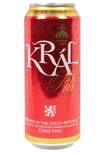 Пиво Kral Pils 4,1% ж/б 0.5 л фото пиво kral pils 4,1% ж/б 0.5 л