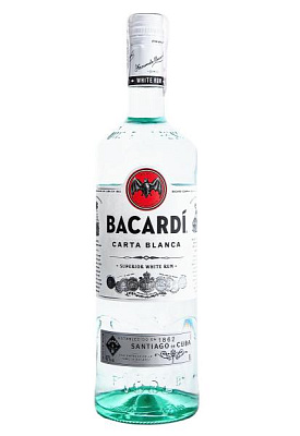 ром bacardi carta blanca 1 л