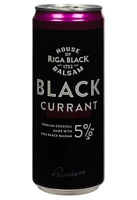напиток газированный riga black currant cocktail 0.33 л
