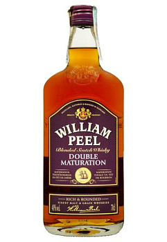 Виски William Peel Double Maturation Blended Scotch 0.7 л  виски william peel double maturation blended scotch 0.7 л