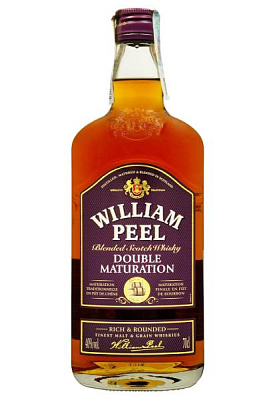 виски william peel double maturation blended scotch 0.7 л 