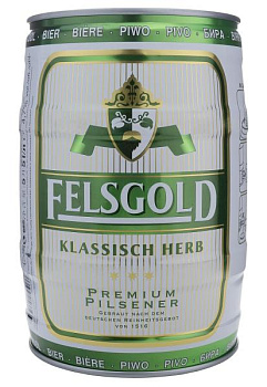 Пиво Felsgold Pils 5л пиво felsgold pils 5л