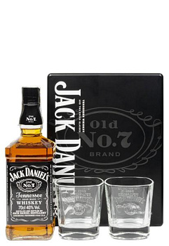 Виски Jack Daniels с бокалами 0.7 л виски jack daniels с бокалами 0.7 л