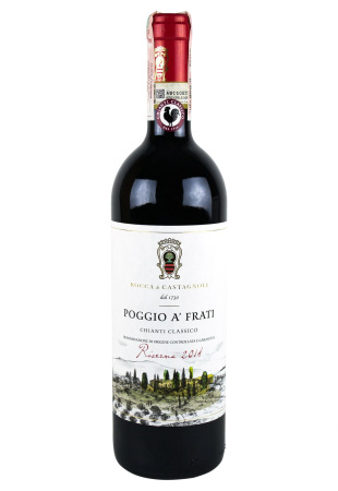 Poggio A`Frati Chianti Classico Riserva DOCG Красное Сухое 0.75 