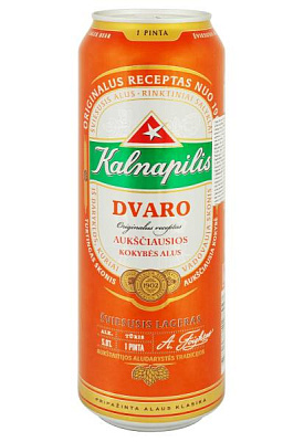 пиво kalnapilis dvaro ж/б 0.568 л 