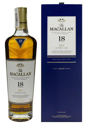 виски macallan double cask matured 18 y.o. 0.7 л