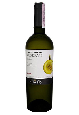 shabo пино гриджио reserve белое сухое 0.75 л