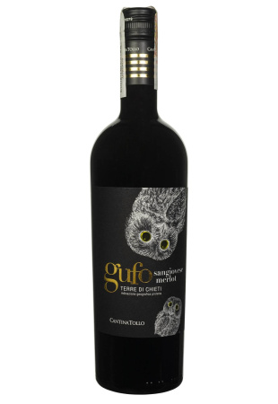 Gufo Sangiovese Merlot Terre di Chieti Красное Сухое 0.75 л
