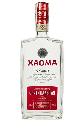 водка xaoma оригинальная на мин.воде региона боровое 1 л