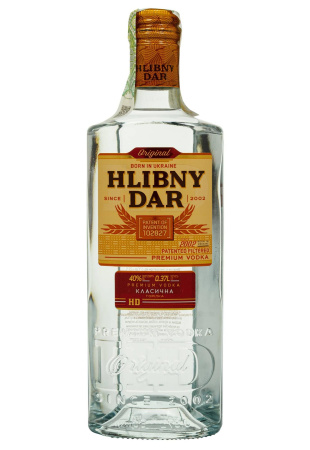 Водка Хлебный Дар Классическая 0.37 л