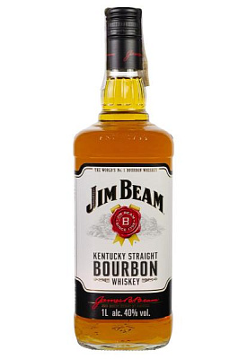 виски jim beam white label 1 л