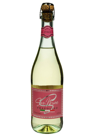 Fragolino San Mare со вкусом клубники Белое Сладкое 0.75 л