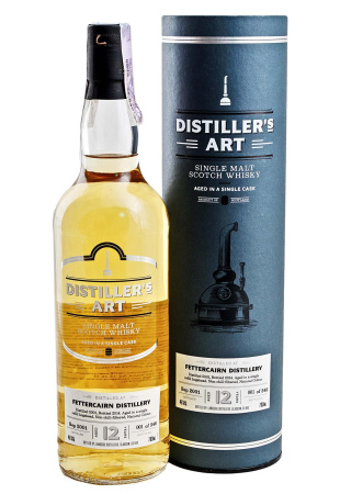 Виски Distiller's Art Fettercairn 12 y.o. в тубусе 0.7 л