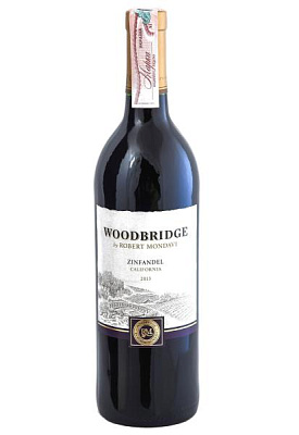 robert mondavi zinfandel woodbridge красное сухое 0.75 л