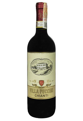 villa puccini chianti docg красное сухое 0.75 л