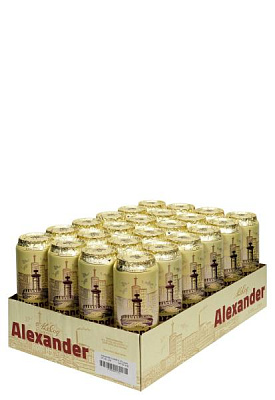 упаковка пиво a le cog alexander ( 5,2% ж/б 0.568 л 24 шт ) 
