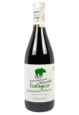 bevi montepulciano d`abruzzo bio dop красное сухое 0.75 л