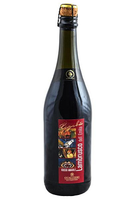 ligabue lambrusco rosso amabile красное сладкое 0.75 л