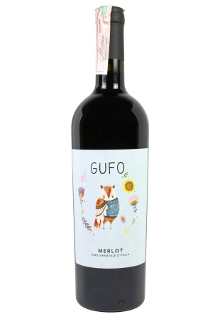 Gufo Merlot Красное Сухое 0.75 л