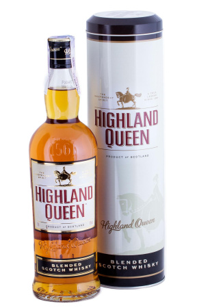 Виски Highland Queen в тубусе 0.7 л