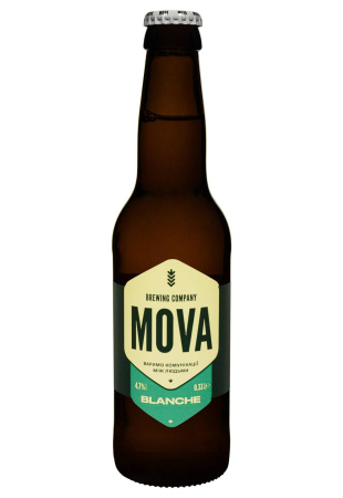 Пиво Blanche MOVA светлое 0.33 л 
