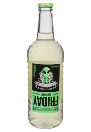 Пиво Friday со вкусом лимона и лайма 5% 0.45 л