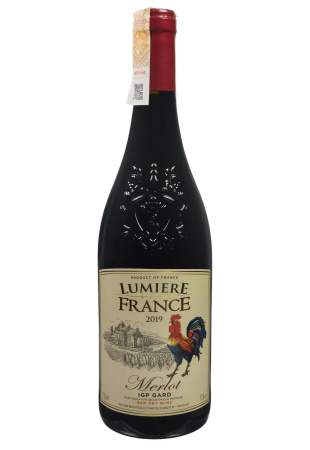 Lumier de France Merlot Красное Сухое 0.75 л