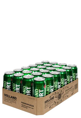 упаковка пиво hollandia import( 4,8% ж/б 0.5 л 24 шт ) 