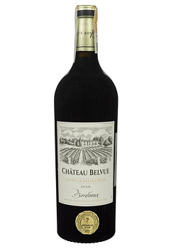 Chateau Belvue Cuvee Belle Croix Bordeaux Червоне Сухе 0.75 л chateau belvue cuvee belle croix bordeaux красное сухое 0.75л