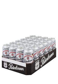 Упаковка Пиво Paderborner Pilsener ( 4,8% светлое ж/б 0.5 л 24 шт )  упаковка пиво paderborner pilsener ( 4,8% светлое ж/б 0.5 л 24 шт )