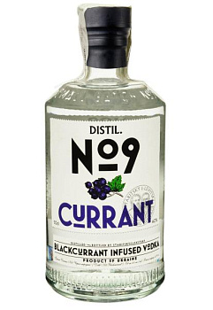 Горілка Distil №9 Чорна смородина 0.5 л  водка distil №9 черная смородина 0.5 л