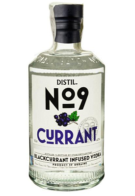 водка distil №9 черная смородина 0.5 л