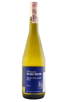 Domaine du Bois Breton Muscadet Sevre & Maine Сухое 0.75 л domaine du bois breton muscadet sevre & maine сухое 0.75 л