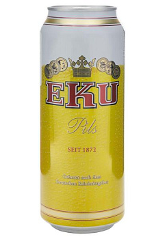 Пиво EKU Pils 4,9% з/б 0.5 л пиво eku pils 4,9% ж/б 0.5 л