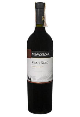 mezzacorona pinot nero красное полусухое 0.75 л