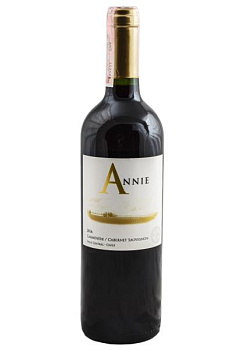 Annie Carmenere Cabernet Sauvignon Червоне Сухе 0.75 л annie carmenere cabernet sauvignon красное сухое 0.75 л