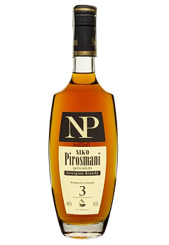 Бренди Niko Pirosmani 3 года 0.5 л  бренди niko pirosmani 3 года 0.5 л