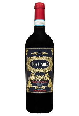 don carlo nero d'avola riserva 2021 красное полусухое 0.75 л 