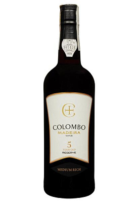 colombo madeira medium rich reserve 5 yo крепленое белое полусладкое 0.75 л 