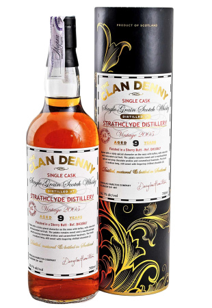 Виски Clan Denny Grain Whisky Strathclyde 9 y.o. 0.7 л