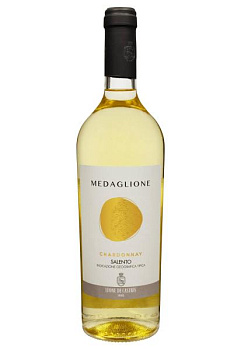 Medaglione Chardonnay Salento Белое Сухое 0.75 л  medaglione chardonnay salento белое сухое 0.75 л