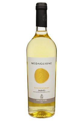 medaglione chardonnay salento белое сухое 0.75 л 