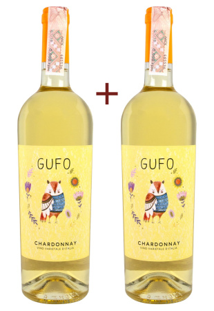 Набор вина Gufo Chardonnay Белое Сухое 0.75 (набор 2 х 0.75 л) фото Набор вина Gufo Chardonnay Белое Сухое 0.75 (набор 2 х 0.75 л)