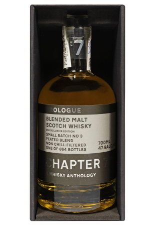 Виски Prologue Peated Blended Malt Scotch Small Batch №3 в коробке 0.7 л