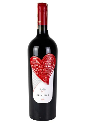 amami primitivo puglia igt красное сухое 0.75 л