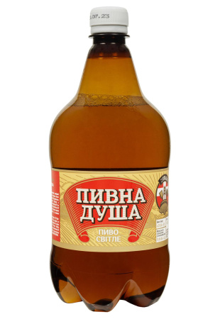 Пиво Пивна душа Светлое 4,2% светлое 1 л