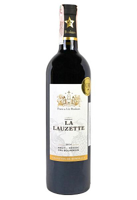 chateau la lauzette haut-medoc cru bourgeois 2014 красное 0.75