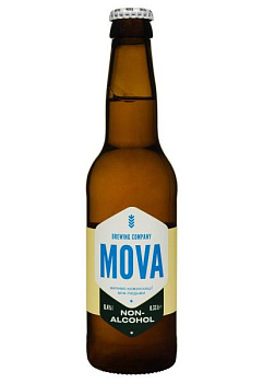 Пиво MOVA Non-Alcohol світле б/а 0.33 л пиво mova non-alcohol светлое б/а 0.33 л