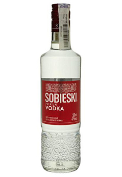 Горілка Sobieski Premium 0.5 л водка sobieski premium 0.5 л