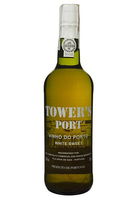 портвейн tower's port vinho do porto white sweet крепленый 0.75л
